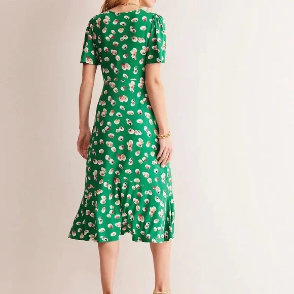 Boden Felicity Green Midi Dress - Picture 3 of 6